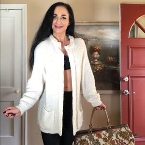 Fantastic large open long cardigan sweater